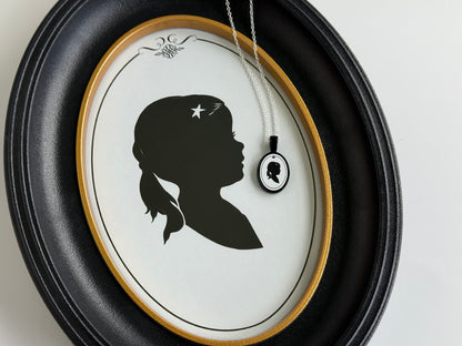 Personalized Silhouette Necklace